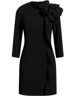 Babylon Mini Dress Polyester, Viscose, Elastane - Black