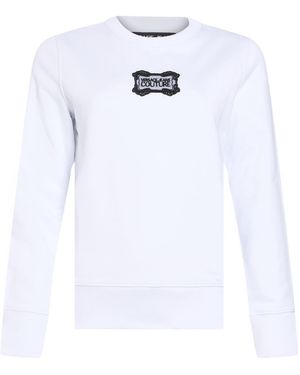 Versace Jeans Couture Sweatshirt Cotton - White