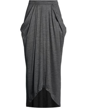 Isabel Marant Maxi Skirt Virgin Wool - Gray