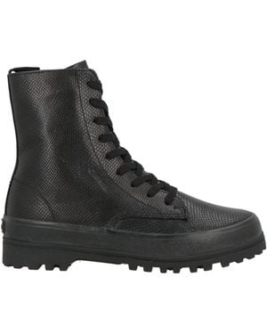 Superga Ankle Boots Leather - Black