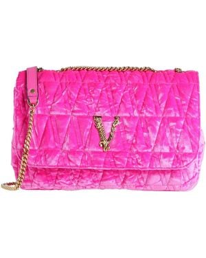 Versace Fuchsia Cross-Body Bag Polyester, Cotton, Elastane - Pink