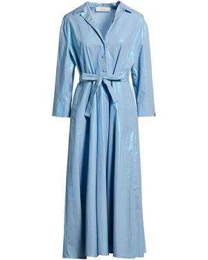 Jucca Light Midi Dress Cotton - Blue