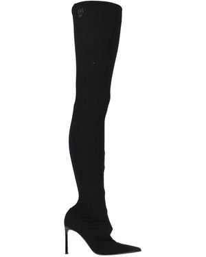 SERGIO ROSSI X WOLFORD Boot Polyamide, Elastane - Black
