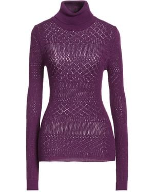 Babylon Turtleneck Viscose, Polyester - Purple