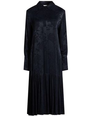 Beatrice B. Midnight Midi Dress Cupro, Viscose - Blue