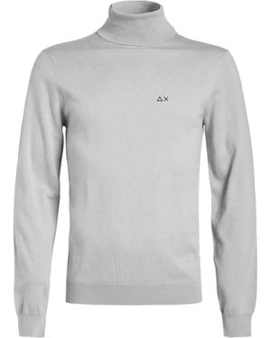 Sun 68 Rollkragenpullover - Grau