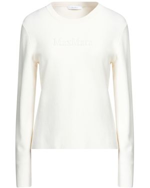 Max Mara Jumper Viscose, Polyamide, Wool - White