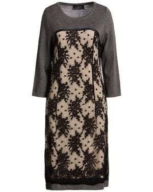 Clips Midi Dress Wool, Acrylic - Black