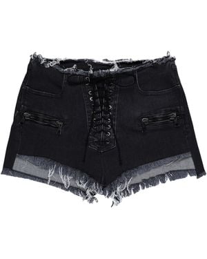 Unravel Project Denim Shorts - Black