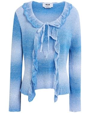 MSGM Strickjacke - Blau