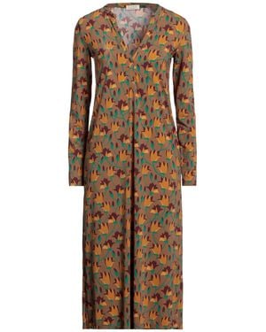 Siyu Midi-Kleid - Natur
