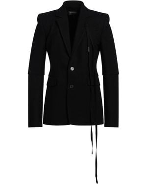 Ann Demeulemeester Blazer Virgin Wool - Black