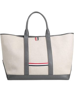 Thom Browne Borsa A Mano - Bianco