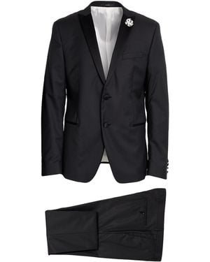 Paoloni Suit Wool, Polyamide - Black
