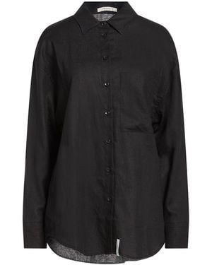 hinnominate Shirt Linen, Viscose - Black