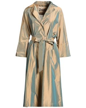Herno Khaki Overcoat & Trench Coat Polyester, Silk - White