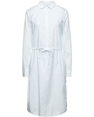 HER SHIRT HER DRESS Midi Dress - White
