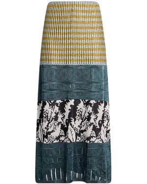 Missoni Slate Maxi Skirt Viscose, Cotton, Cupro, Polyester - Green