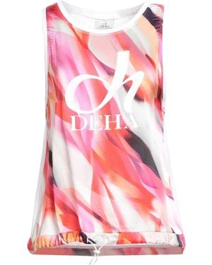 Deha Tank Top Viscose, Elastic Fibers, Cotton - Pink