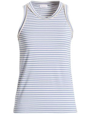 Brunello Cucinelli Tank Tops - Blue