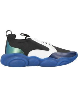 Moschino Trainers Leather, Textile Fibres - Blue