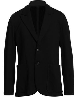 Paolo Pecora Blazer Viscose, Polyamide, Elastane - Black