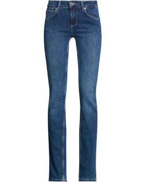 Rebel Queen Jeans Cotton, Elastane - Blue
