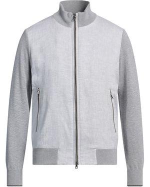 Paul & Shark Cardigan Cotton, Linen - Grey