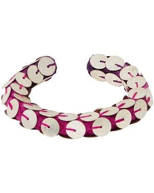 Isabel Marant Bracelet Textile Fibres, Metal - Pink