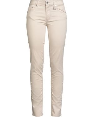 Liu Jo Pants Cotton, Polyester, Elastane - Natural