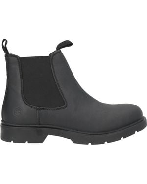 Lumberjack Ankle Boots Leather - Black