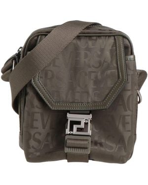 Versace Military Cross-Body Bag Polyamide - Gray