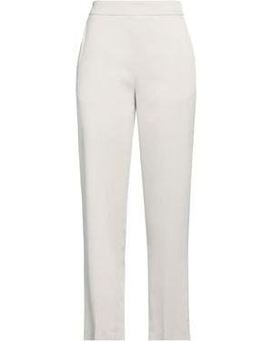 Agnona Trousers Viscose, Elastane, Cotton - White