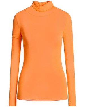 Rose' A Pois T-Shirt Viscose, Polyamide, Cashmere, Elastane - Orange