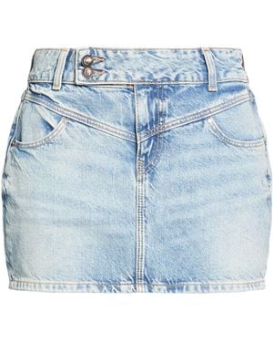 Guess Denim Skirt Cotton - Blue