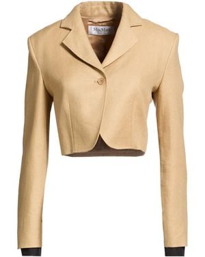Max Mara Blazer Linen, Cotton - Natural