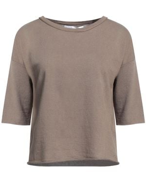 Brand Unique Khaki Sweatshirt Cotton, Polyamide, Elastane - Natural