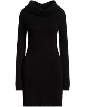 Suoli Mini Dress Acrylic, Polyamide, Synthetic Fibres, Wool, Mohair Wool - Black