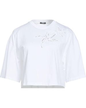 Versace T-Shirt Cotton, Polyester, Polyamide, Metallic Polyester, Glass - White