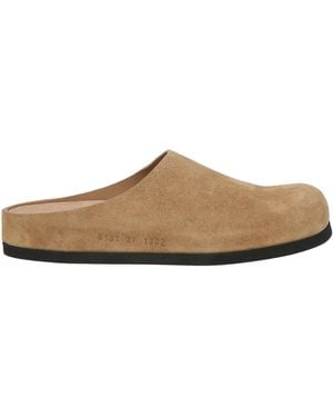 Common Projects Khaki Mules & Clogs Leather - Brown