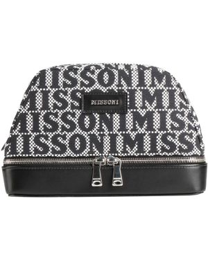 Missoni Jacquard Logo Beauty Case - Black