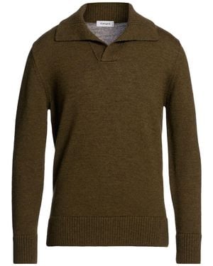 Kangra Military Sweater Wool, Alpaca Wool - Green