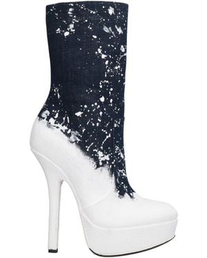 DSquared² Ankle Boots Textile Fibers - Blue