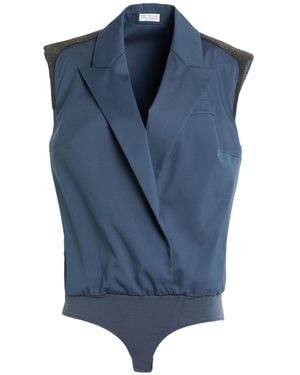 Brunello Cucinelli Bodysuit - Blue