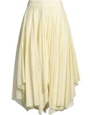 Peserico Pastel Midi Skirt Cotton - White
