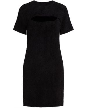 Guess Mini Dress Cotton, Merino Wool - Black