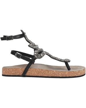 Strategia Thong Sandal - Black