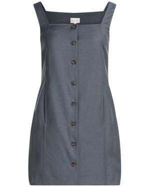 Loulou de Saison Mini Dress Virgin Wool - Gray