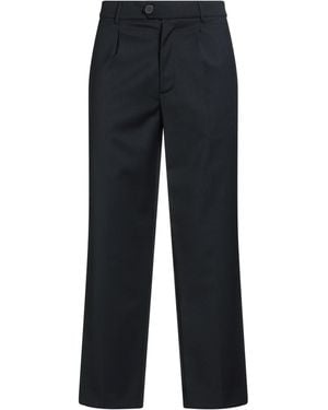 Amaranto Midnight Trousers Polyester, Virgin Wool, Elastane, Viscose - Blue