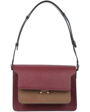 Marni Handbag Soft Leather - Purple
